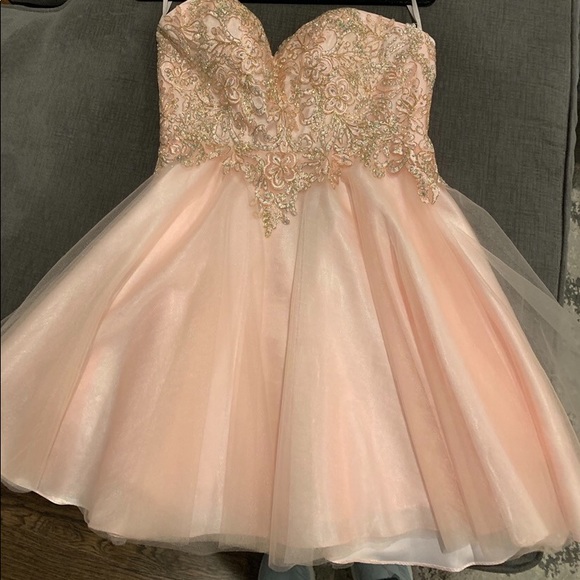 Beautiful Light Pink Formal Dress - Picture 2 of 4